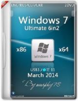 Windows 7 Ultimate SP1 x86/x64 6in2 IE11 March 2014 (ENG/RUS/GER/UKR) Windows 7 Ultimate SP1 x86/x64 6in2 IE11 March 2014 (ENG/RUS/GER/UKR)