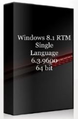 Windows 8.1 RTM Single Language 6.3.9600 64 bit Rus Windows 8.1 RTM Single Language 6.3.9600 64 bit Rus