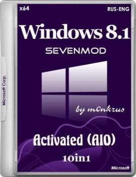 Windows 8.1 SevenMod RUS-ENG x64 -10in1- Activated v2 (AIO)