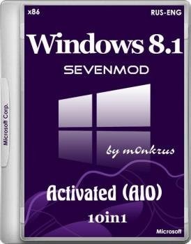 Windows 8.1 SevenMod RUS-ENG x86 -10in1- Activated v2 (AIO) �������