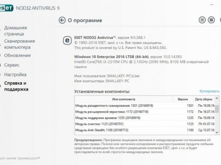 ESET Smart Security + NOD32 Antivirus 9.0.386.1 Repack by SmokieBlahBlah *FIXED 23.09.16* [Ru]