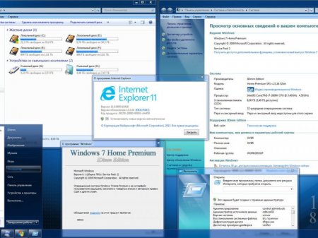 Windows 7 Home Premium SP1 86/x64 IDimm Edition v.23.16