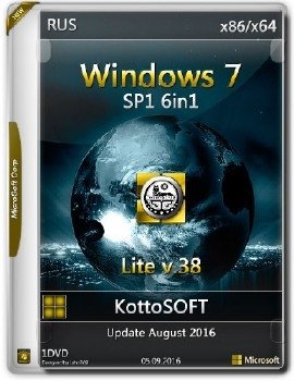 Windows 7 SP1 AIO 6in1 Lite by KottoSOFT v.38 Windows 7 SP1 AIO 6in1 Lite by KottoSOFT v.38