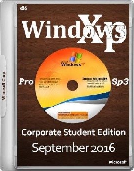 Windows XP Pro SP3 Corporate Student Edition September 2016 Windows XP Pro SP3 Corporate Student Edition September 2016
