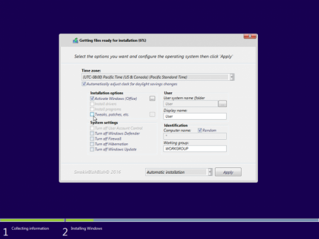 Windows 10 (x86/x64, Ru/En) + LTSB +/- Office 2016 12in1 by SmokieBlahBlah 12.10.16