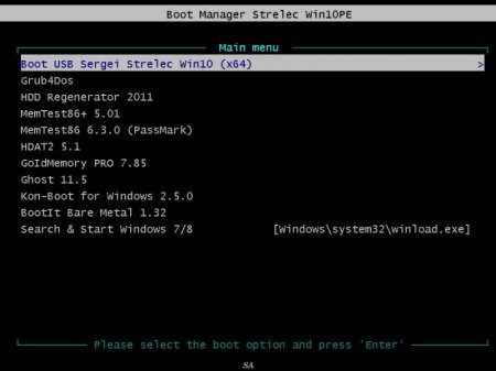 WinPE 10 Sergei Strelec (x86/x64) 2016.10.06