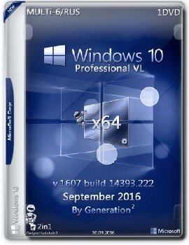 Windows 10 Professional VL 14393.222 by Generation2