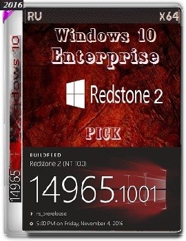 Windows 10 Enterprise 14965 rs2 x64 RU PICK Windows 10 Enterprise 14965 rs2 x64 RU PICK