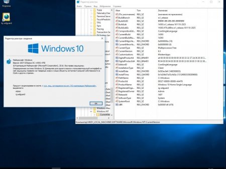 Windows 10 Version 1607 with Update [14393.479] (x86-x64) AIO [36in2] adguard (v16.11.30)