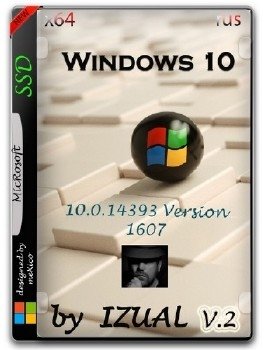 Windows 10 Professional 10.0.14393 Version 1607 - VLSC by IZUAL v.2