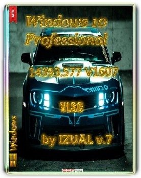 Windows 10 Professional 14393.577 v.1607 VLSC by IZUAL v.7