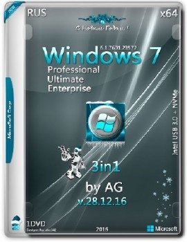 Windows 7 3in1 x64 & Intel USB 3.0 + NVMe by AG 28.12.16 Windows 7 3in1 x64 & Intel USB 3.0 + NVMe by AG 28.12.16