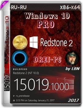 Microsoft Windows 10 Pro 15019.1000 rs2 x86-x64 RU-RU DREI-PC