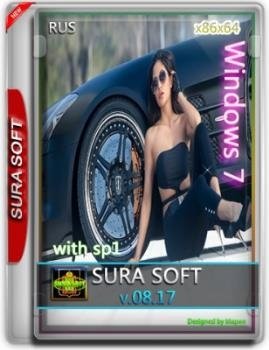 Windows 7 with sp1 SURA SOFT (x86/x64) (Rus) [08/02/2017]