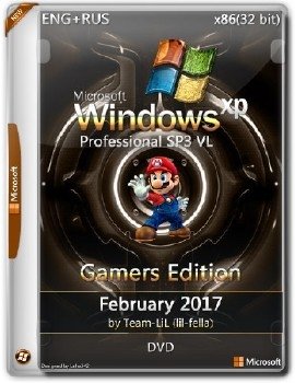 Windows XP Pro VL SP3 x86 Gamers Edition DVD February 2017 Windows XP Pro VL SP3 x86 Gamers Edition DVD February 2017