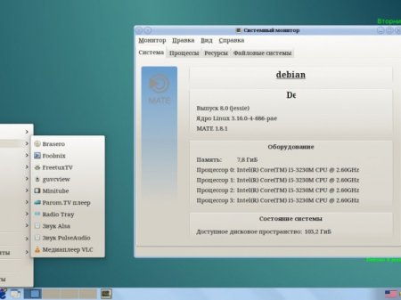 Aleks Linux Jessie Debian 8 Based (x86) (2015) [ML/RUS]
