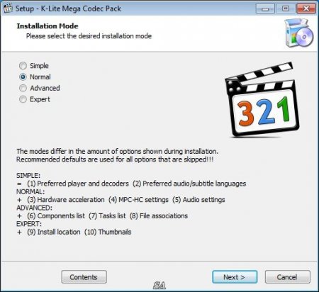 K-Lite Codec Pack 12.2.5 Mega/Full/Standard/Basic + Update (2016) [Eng]