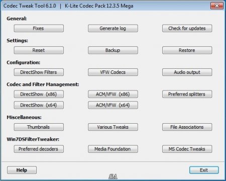 K-Lite Codec Pack 12.3.5 Mega/Full/Standard/Basic + Update (2016) [Eng]