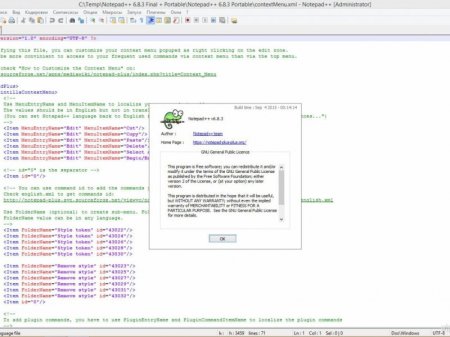 Notepad++ 6.8.3 Final + Portable (2015) [Multi/Ru]