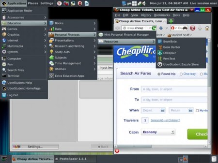 UberStudent 4.1 Epicurus LTS (XFCE) [i386, amd64] (2015) [Multi/Rus]