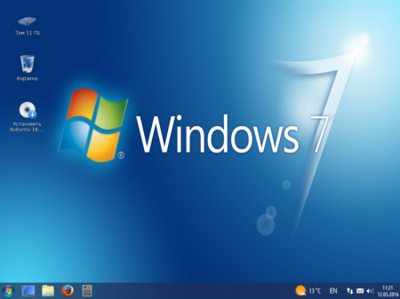 Xubuntu 16.04 theme win7 Compiz by BaaTLT v.3.0 (amd64) (2016) [Rus]