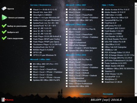 BELOFF 2016.8 (x86-x64) (2016) [Rus]