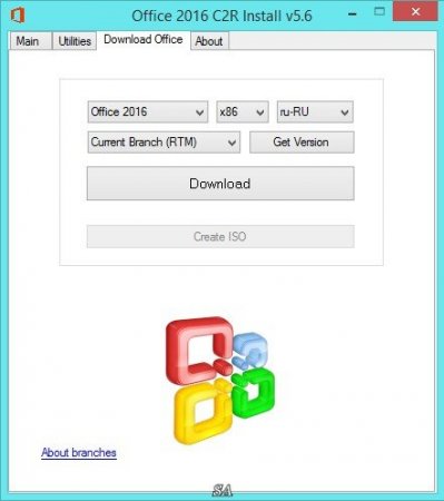 Microsoft Office 2013-2016 C2R Install 5.6 Full-Lite by Ratiborus (2016) [ML/Rus]
