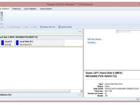 Paragon Partition Manager 15 Professional 10.1.25.779 RePack by D!akov (2016) [En]
