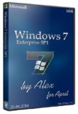 Windows 7 Enterprise SP1 x64 for April by Alex (26.04.2014/RUS)