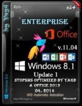 Windows 8.1 Enterprise Update 1 StopSMS & Office 2013 DVD Optimized by Yagd v.11.04 (x64) (04.2014) [Rus]