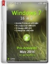 Windows 7 SP1 16in1 x86/x64 ESD Pre-Activated May 2014 Windows 7 SP1 16in1 x86/x64 ESD Pre-Activated May 2014