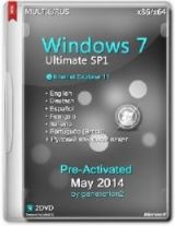 Windows 7 Ultimate SP1 x86/x64 Pre-Activated May2014 Windows 7 Ultimate SP1 x86/x64 Pre-Activated May2014