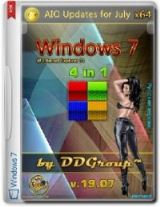 Windows 7 AIO SP1 x64 4in1 DVD updates for July [v.19.07] by DDGroup [Ru]
