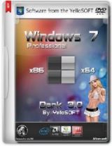 Windows 7 Professional SP1 (x86/x64) [Dark 3.0] by YelloSOFT [Ru]