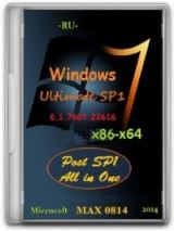 Microsoft Windows 7 Ultimate Post-SP1 6.1.7601.22616 х86-x64 RU All-in-One MAX.0814 Microsoft Windows 7 Ultimate Post-SP1 6.1.7601.22616 х86-x64 RU All-in-One MAX.0814