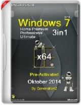 Windows 7 SP1 x64 3in1 Pre-Activated Oktober 2014 by Generation2 (ENG/RUS/GER) Windows 7 SP1 x64 3in1 Pre-Activated Oktober 2014 by Generation2 (ENG/RUS/GER)