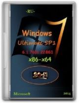 Windows 7 Ultimate SP1 6.1.7601.22861 х86-х64 RU End_2014 Windows 7 Ultimate SP1 6.1.7601.22861 х86-х64 RU End_2014