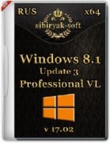 Windows 8.1 Professional VL with update 3 by sibiryak-soft v.17.02 (х64) Windows 8.1 Professional VL with update 3 by sibiryak-soft v.17.02 (х64)
