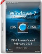 Windows 7 Ultimate SP1 x86/x64 OEM PreActivated Feb 2015 (ENG/RUS/GER) Windows 7 Ultimate SP1 x86/x64 OEM PreActivated Feb 2015 (ENG/RUS/GER)
