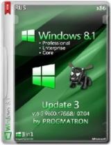 Windows 8.1 Core/Professional/Enterprise Update3 Progmatron 6.3.9600.17668 (x86) (07.04.2015) [Rus]