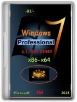 Windows 7 Professional VL SP1 6.1.7601.23040.150427-0703 х86-х64 RU SM Windows 7 Professional VL SP1 6.1.7601.23040.150427-0703 х86-х64 RU SM