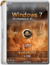 Windows 7 Pro_VL_UPG KottoSOFT v.104 (x86-64) [RUS]