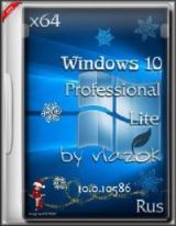 Windows 10 Pro 1511 Lite by vlazok (x64) [Ru] (2016)