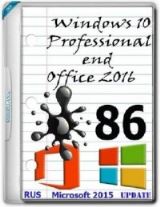 Windows 10 Professional & Office 2016 by novik (x86) (Rus) [24/02/2016]