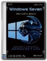 Windows 7 SP1 10in1 (x86/x64) Elgujakviso Edition (v25.02.16) [Ru]
