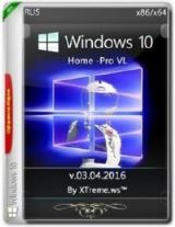 WINDOWS 10 [4 IN 1] X32-X64 XTREME.WS + BOOT MENU ( - UPDATE 03.04.2016)