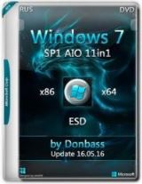 Windows 7 SP1 x86/x64 AIO 11in1 ESD v.16.05.16 by Donbass