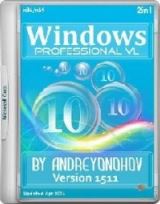 Windows 10 Pro VL 10586 Version 1511 (Updated Apr 2016) x86/x64 2in1DVD [Ru]