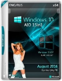 Windows 10 x64 AIO 15in1 Build 14393.67 August 2016 by Murphy78 Windows 10 x64 AIO 15in1 Build 14393.67 August 2016 by Murphy78