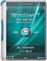 Windows 7 SP1 IE11 AIO by Satenex 15.08.16 [Ru]